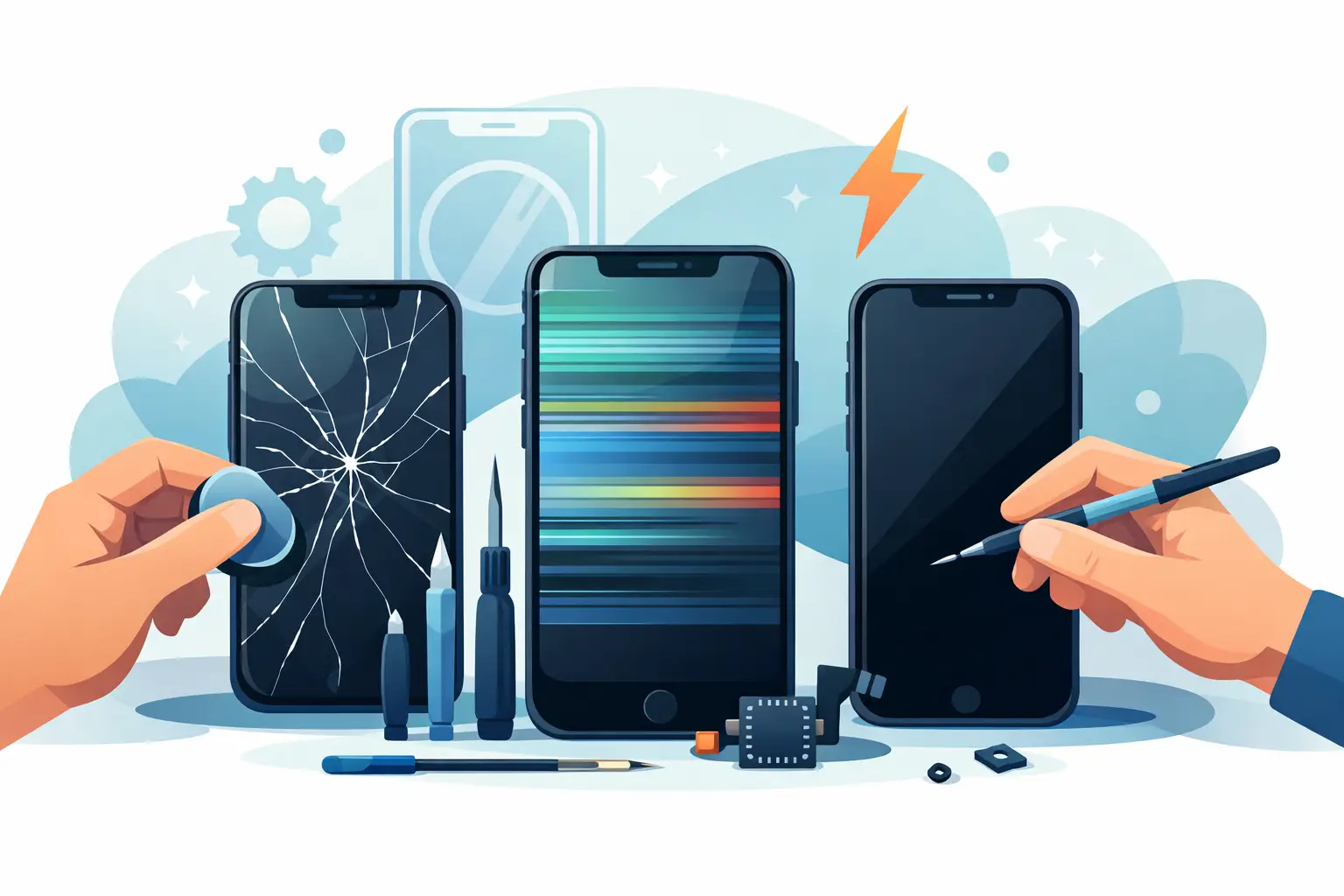 iPhone Screen Repair for Cracks, Lines and Blackouts