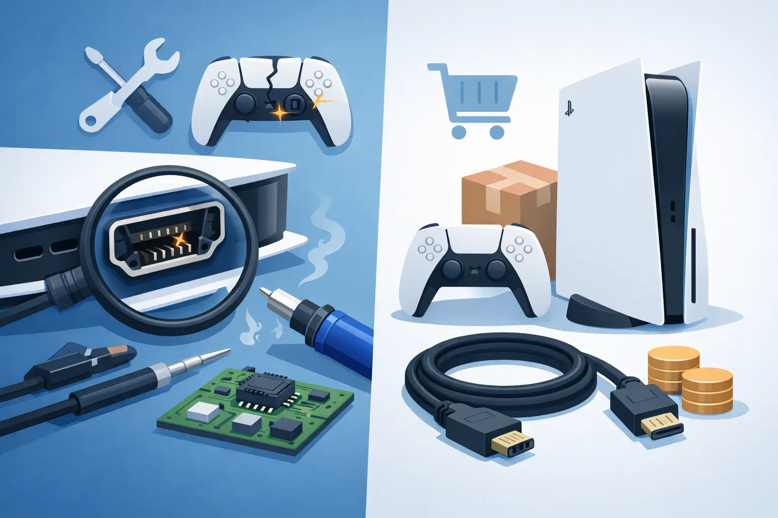 PS5 HDMI Repair Versus Replacement Costs
